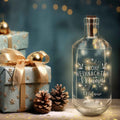 Flaschenlicht mit LED-Lichterkette im Frohe Weihnachten Mama Design - Personalisiert mit Namen