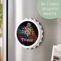 Flaschenöffner mit UV Druck - Punk Design - Personalisiert mit Namen