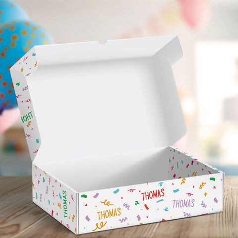 Personalisierte DIY Geschenkbox - Geburtstag mit Wunschtext
