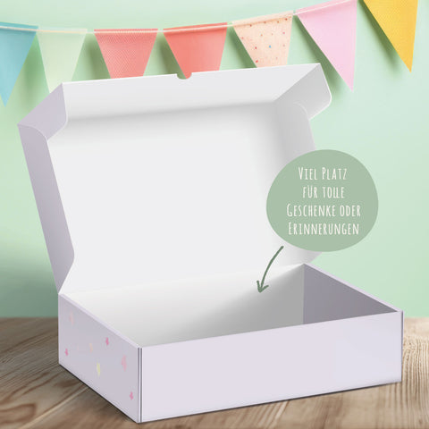 Personalisierte Geschenkbox - Schulkind Magisches Einhorn - Einschulung