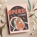 Holzschild mit Aperol Spritz Motiv - Aperol O Clock - Geschenk für Aperol Liebhaber
