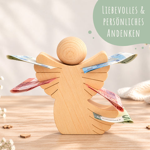 Holzengel Ohne Gravur – Geschenkidee