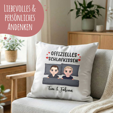 Personalisiertes Kissen mit Motiv - Offizielles Schlafkissen