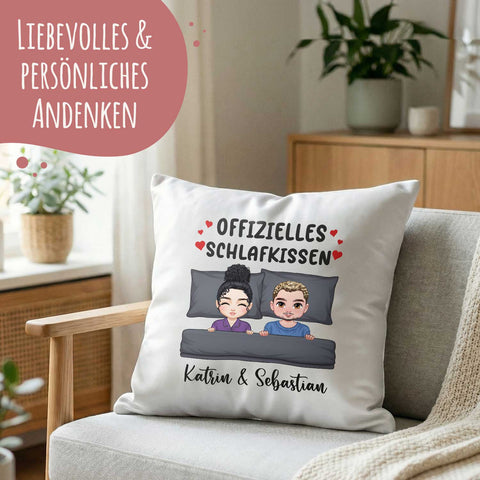 Personalisiertes Kissen mit Motiv - Offizielles Schlafkissen