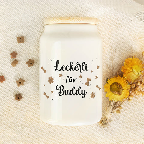 Leckerlidose für deine Haustiere - Leckerli - Personalisiert mit Namen