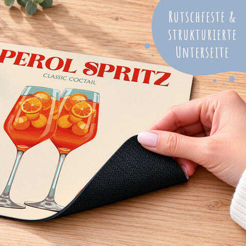 Bedrucktes Mousepad - Aperol Spritz
