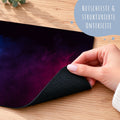 Bedrucktes Mousepad im Color Smoke Design