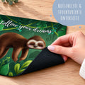 Bedrucktes Mousepad im Follow your Dreams Design