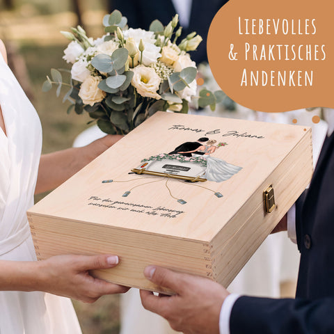 Leonardo Gläser mit Gravur - Hochzeitsauto & Wedding Love als Set