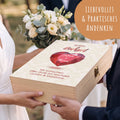 Stölzle Lausitz Weingläser im "Rubinhochzeit - 40 Jahre" Design als Set