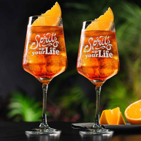 Leonardo Weinglas mit Gravur - "Spritz up your Life"