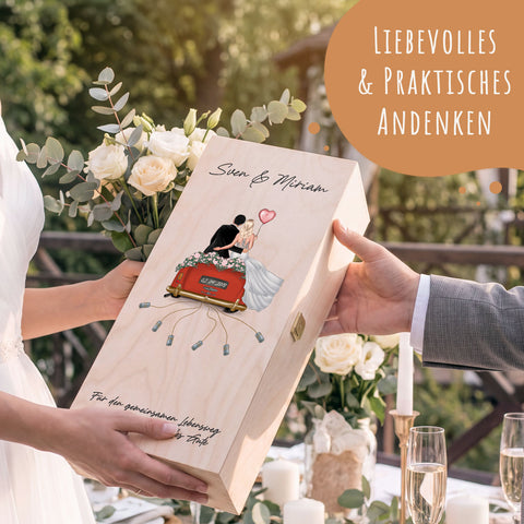Leonardo Gläser mit Gravur - Hochzeitsauto & Wedding Love als Set