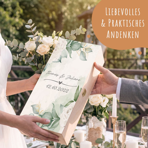 Leonardo Gläser mit Gravur im "Wedding Love" Design als Set