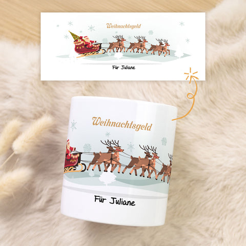 Spardose aus Keramik - Weihnachtsgeld