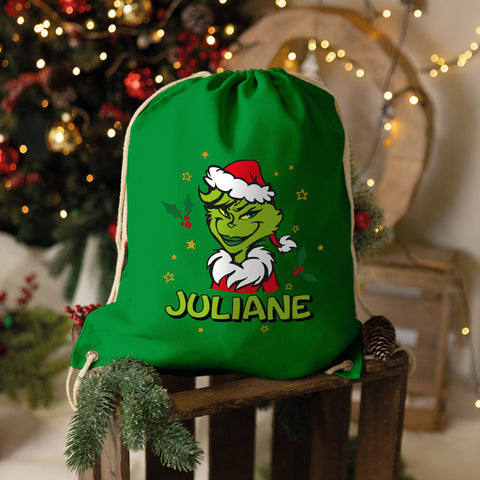 Personalisierter Turnbeutel - Grinch