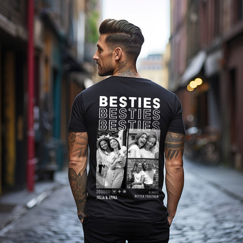 Personalisiertes T-Shirt Unisex - Besties