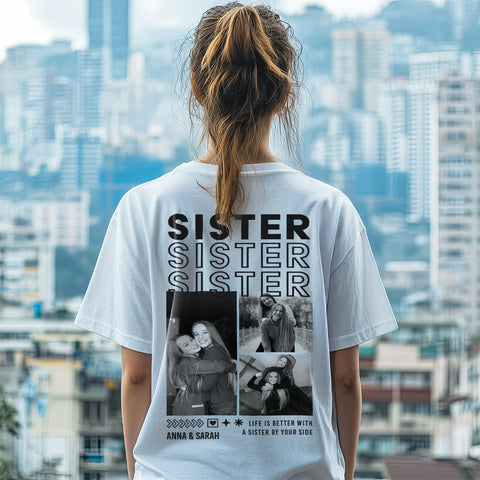 Personalisiertes T-Shirt Unisex - Sister