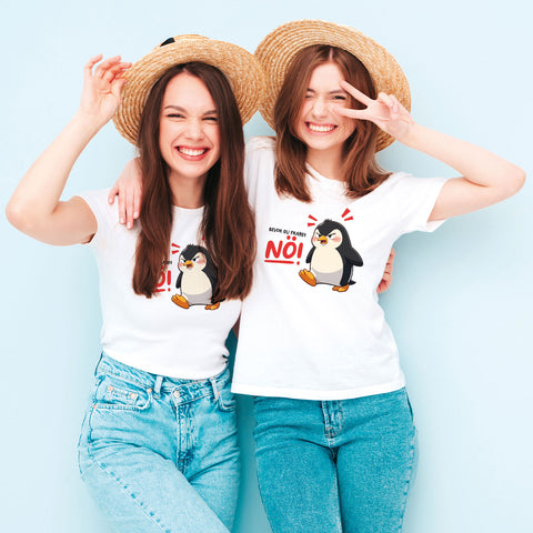 Bedrucktes T-Shirt für Damen - Bevor du fragst NÖ