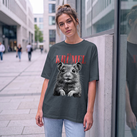 Personalisiertes Oversized T-Shirt - Haustier Foto