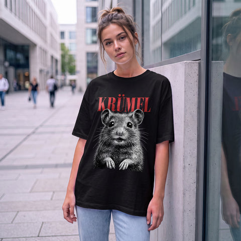 Personalisiertes Oversized T-Shirt - Haustier Foto