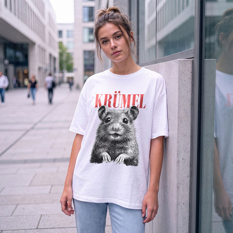 Personalisiertes Oversized T-Shirt - Haustier Foto