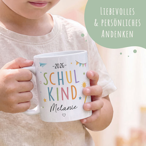 Bedruckte Tasse - Mutmacher - Geschenk zur Einschulung
