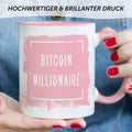 Bedruckte Tasse mit Spruch - Bitcoin Millionaire