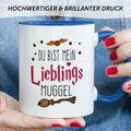 Bedruckte Tasse mit Spruch - Du bist mein Lieblingsmuggel