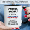 Bedruckte Tasse mit Spruch Paschol Nachuij
