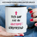 Bedruckte Tasse mit Spruch - Awesome Girlfriend