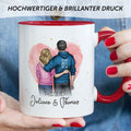 Bedruckte Tasse mit Konfiguration - Pärchen Motiv