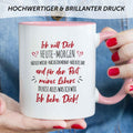 Bedruckte Tasse mit Spruch - Ich will dich