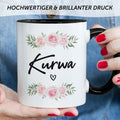 Bedruckte Tasse Kurwa