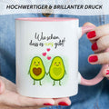 Bedruckte Tasse mit Spruch - Avocado Love
