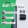 Graviertes Edelstahl Türschild