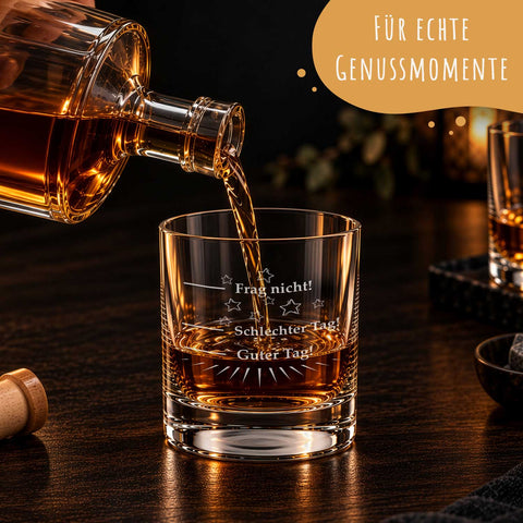 Leonardo Whiskyglas "Schlechter Tag, Guter Tag, Frag nicht!"
