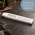 Zollstock 2 Meter mit Gravur - Papa ich habe nachgemessen