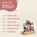 Beste Freunde Foto Geschenk aus Acrylglas mit zwei Fotos