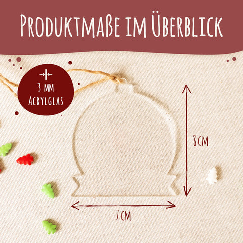 Christbaumschmuck aus Acryl - Grinch - Weihnachtsanhänger