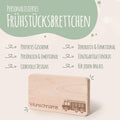 Frühstücksbrettchen für Kinder im " Feuerwehr" Design mit Wunschname