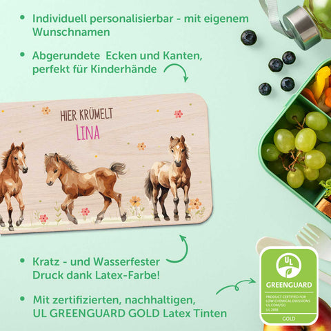 Frühstücksbrettchen mit Druckmotiv & Namen