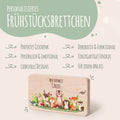 Frühstücksbrettchen mit Druck & Name im "Tiergruppe" Design