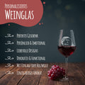 Stölzle Lausitz Weingläser mit Gravur im Set - Pampasgras Design mit Namen