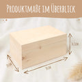 Erinnerungskiste mit Gravur im Wedding Love Design - zur Hochzeit als Andenken