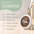Flaschenöffner mit UV Druck - Personalisiert mit Namen und Geburtsjahr