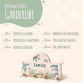 Personalisierte Garderobe fürs Kinderzimmer - See