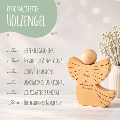 Holzengel Kommunion – Produktdetails