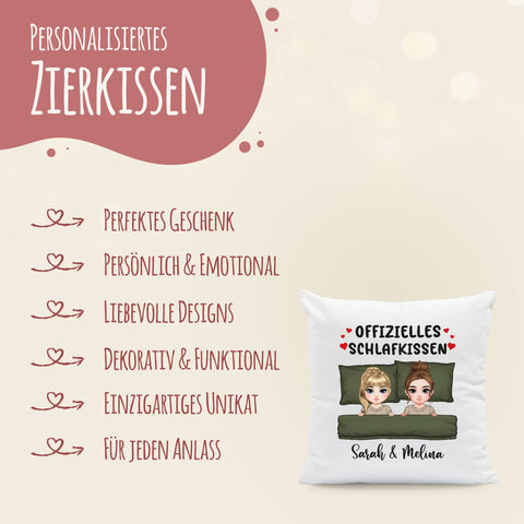 Personalisiertes Kissen mit Motiv - Offizielles Schlafkissen