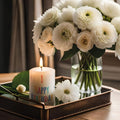 Kleine Kerze "Happy Birthday" mit Namen und Alter zum Geburtstag