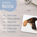 Bedrucktes Mousepad im Hunde Design